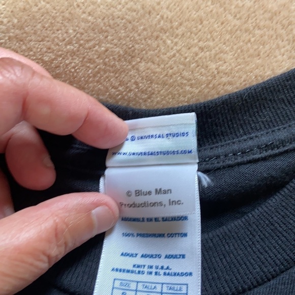 Vintage Universal Studios Blue Man Group Tee Shirt - Picture 7 of 8